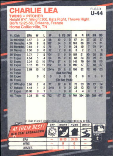 B2793- 1988 Fleer Update BB Card #s 1-132 +Rookies -You Pick- 15+ FREE US SHIP - Picture 89 of 253
