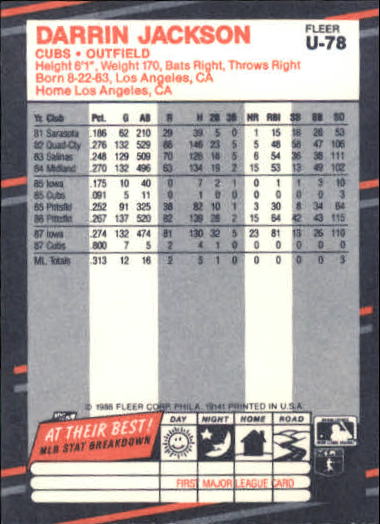 B2793- 1988 Fleer Update BB Card #s 1-132 +Rookies -You Pick- 15+ FREE US SHIP - Picture 153 of 253