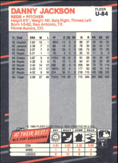 B2793- 1988 Fleer Update BB Card #s 1-132 +Rookies -You Pick- 15+ FREE US SHIP - Picture 165 of 253