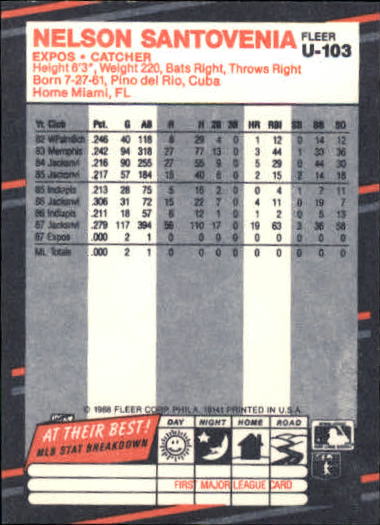 B2793- 1988 Fleer Update BB Card #s 1-132 +Rookies -You Pick- 15+ FREE US SHIP - Picture 197 of 253