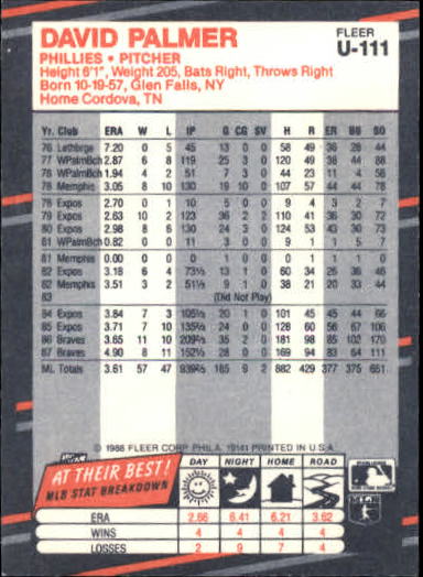 B2793- 1988 Fleer Update BB Card #s 1-132 +Rookies -You Pick- 15+ FREE US SHIP - Picture 213 of 253