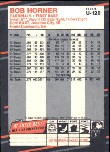 B2793- 1988 Fleer Update BB Card #s 1-132 +Rookies -You Pick- 15+ FREE US SHIP - Picture 231 of 253