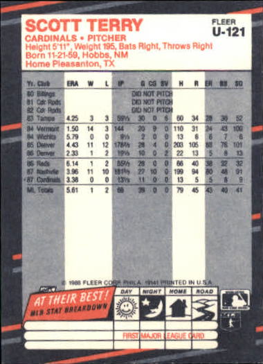 B2793- 1988 Fleer Update BB Card #s 1-132 +Rookies -You Pick- 15+ FREE US SHIP - Picture 233 of 253