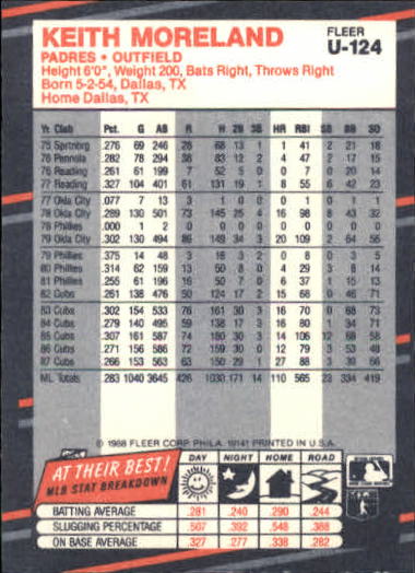 B2793- 1988 Fleer Update BB Card #s 1-132 +Rookies -You Pick- 15+ FREE US SHIP - Picture 237 of 253