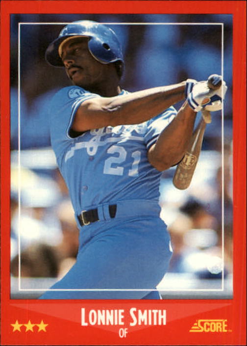 A0417- 1988 Score Baseball Cards 251-500 +Rookies -You Pick- 15+ FREE US SHIP - Picture 26 of 497