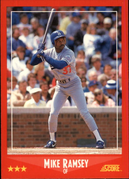 A0417- 1988 Score Baseball Cards 251-500 +Rookies -You Pick- 15+ FREE US SHIP - Picture 34 of 497