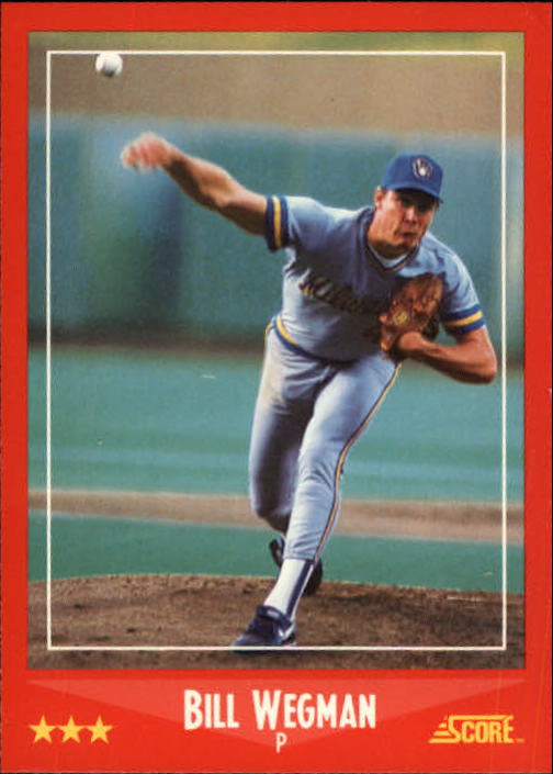 A0417- 1988 Score Baseball Cards 251-500 +Rookies -You Pick- 15+ FREE US SHIP - Picture 92 of 497