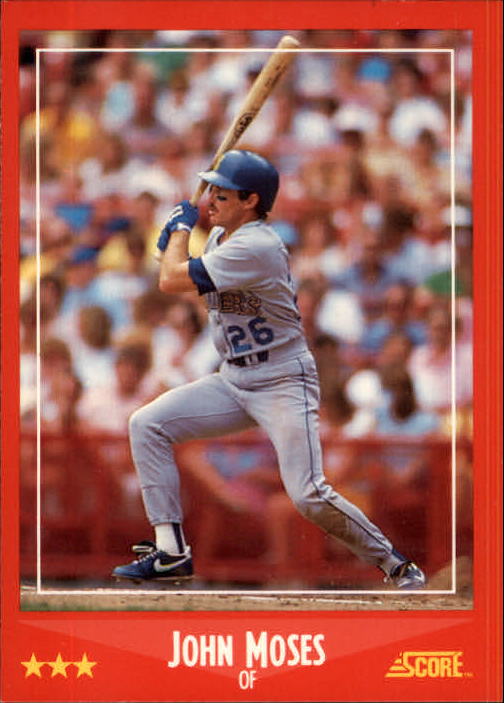 A0417- 1988 Score Baseball Cards 251-500 +Rookies -You Pick- 15+ FREE US SHIP - Picture 116 of 497