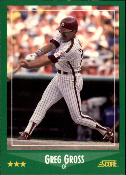 A0417- 1988 Score Baseball Cards 251-500 +Rookies -You Pick- 15+ FREE US SHIP - Picture 270 of 497