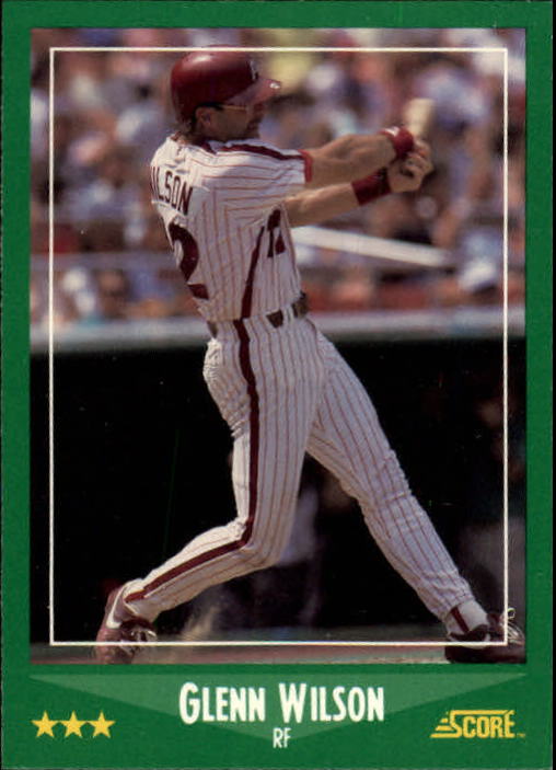 A0417- 1988 Score Baseball Cards 251-500 +Rookies -You Pick- 15+ FREE US SHIP - Picture 308 of 497