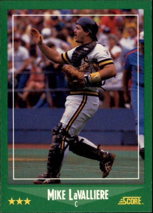 1988 Score #421 Mike LaValliere