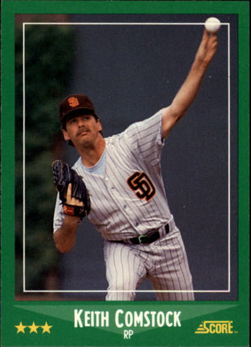 A0417- 1988 Score Baseball Cards 251-500 +Rookies -You Pick- 15+ FREE US SHIP - Picture 372 of 497