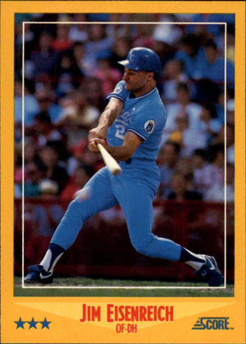 A0417- 1988 Score Baseball Cards 251-500 +Rookies -You Pick- 15+ FREE US SHIP - Picture 408 of 497