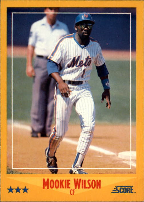 Mookie Wilson 1983 Fleer #560 New York Mets Baseball Card