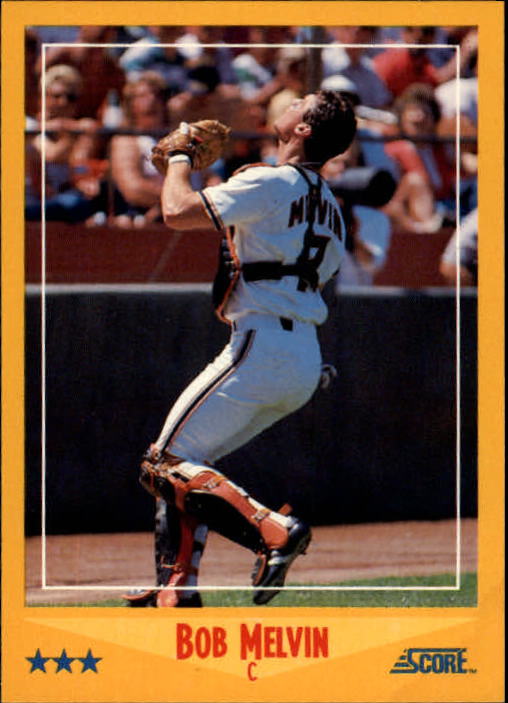 A0417- 1988 Score Baseball Cards 251-500 +Rookies -You Pick- 15+ FREE US SHIP - Picture 450 of 497