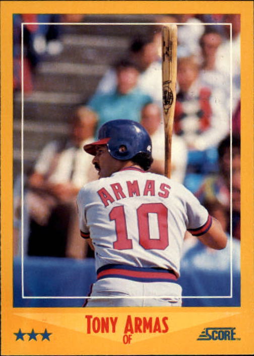 1988 Score #487 Tony Armas