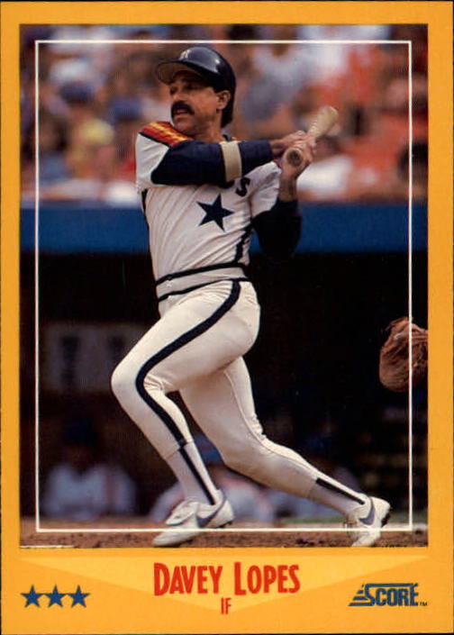 A0417- 1988 Score Baseball Cards 251-500 +Rookies -You Pick- 15+ FREE US SHIP - Picture 474 of 497