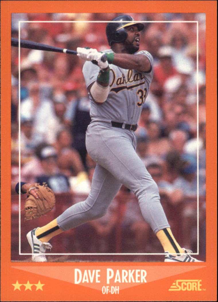 1988 Score Rookie/Traded #50T Dave Parker