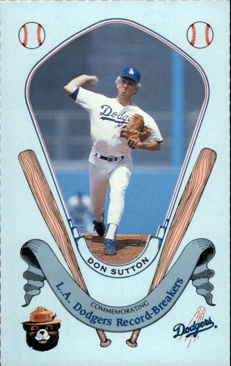 1988 Dodgers Smokey #30 Don Sutton