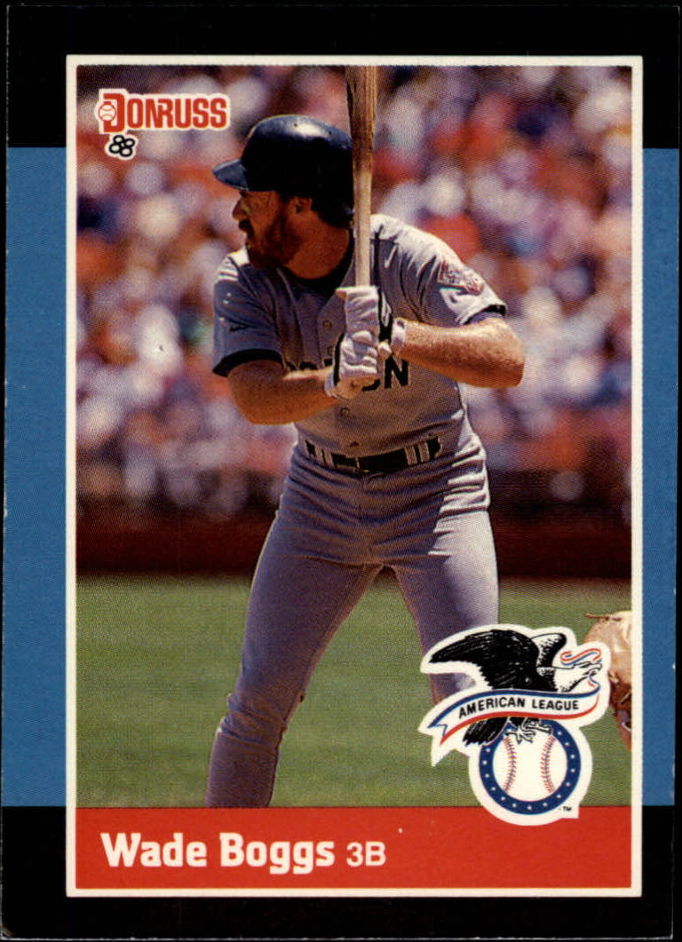 1988 DONRUSS WADE BOGGS BOSTON RED SOX #153