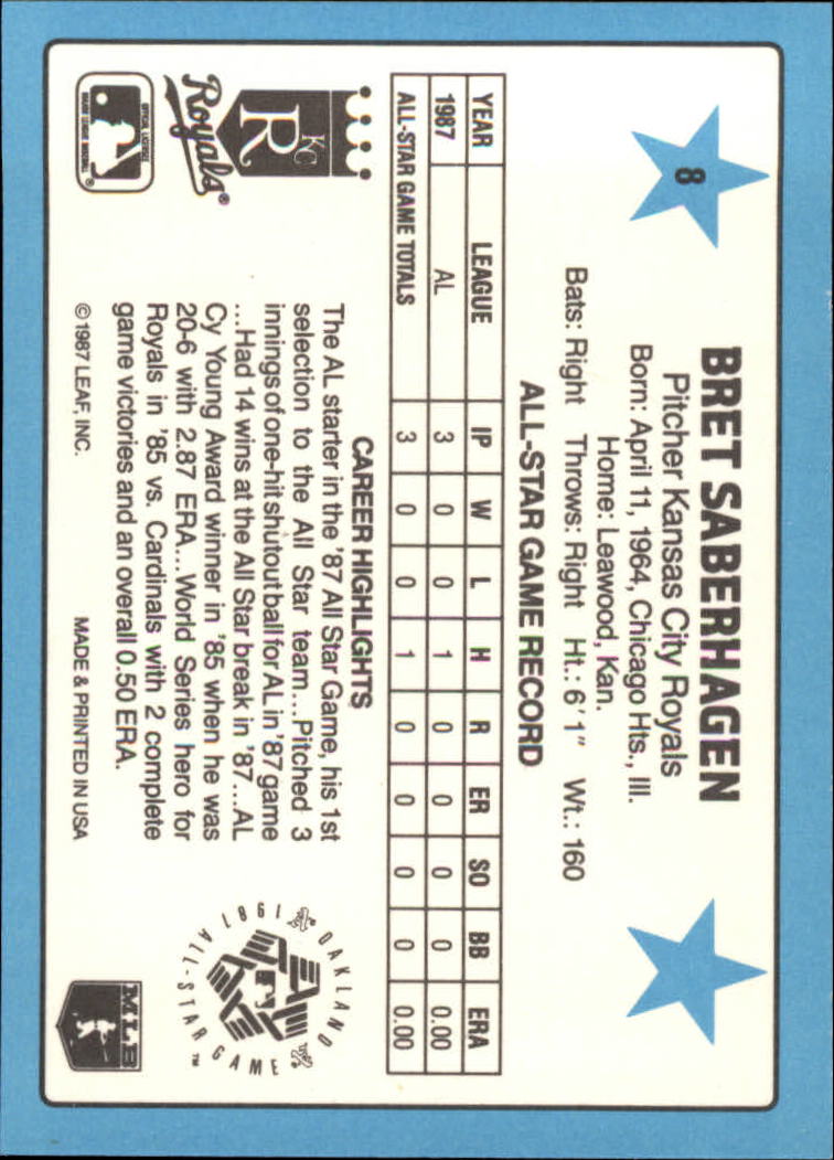 A8298- 1988 Donruss All-Stars Baseball Cards 1-64 -You Pick- 15+ FREE US SHIP - Picture 13 of 121