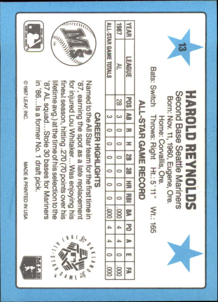 A8298- 1988 Donruss All-Stars Baseball Cards 1-64 -You Pick- 15+ FREE US SHIP - Picture 23 of 121