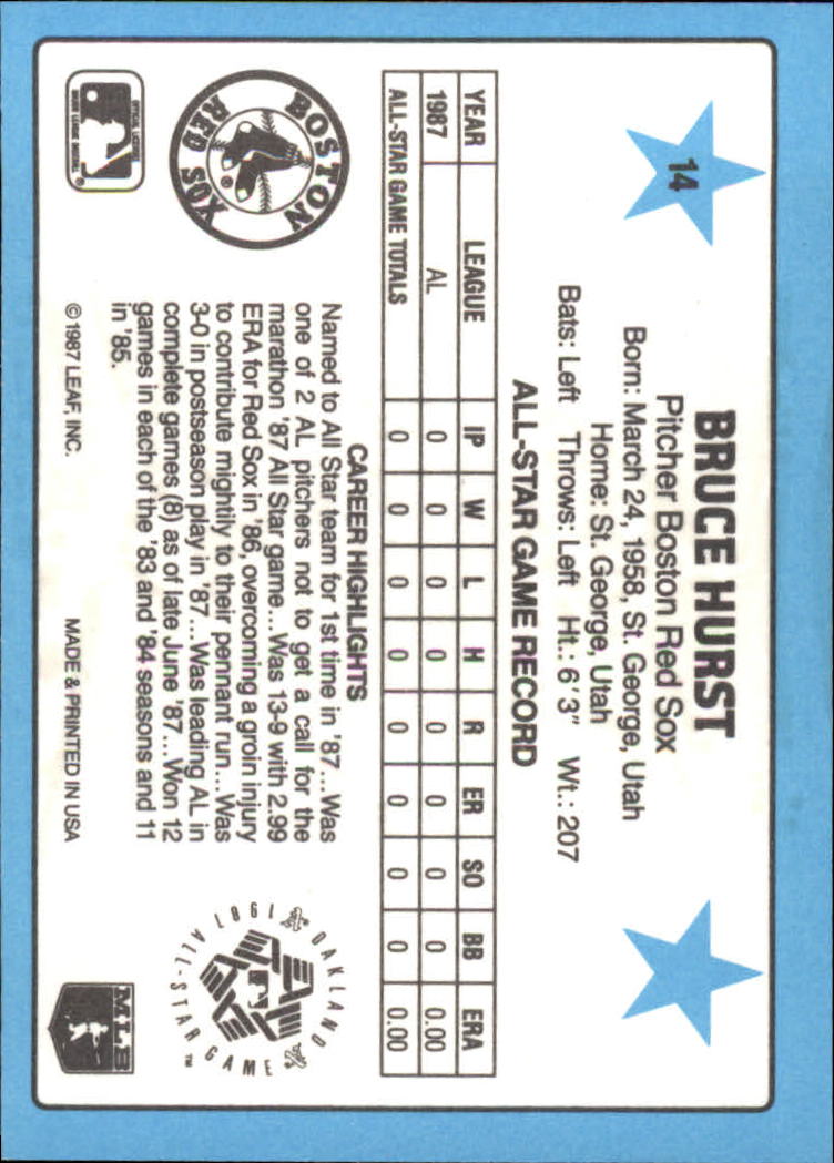 A8298- 1988 Donruss All-Stars Baseball Cards 1-64 -You Pick- 15+ FREE US SHIP - Picture 25 of 121