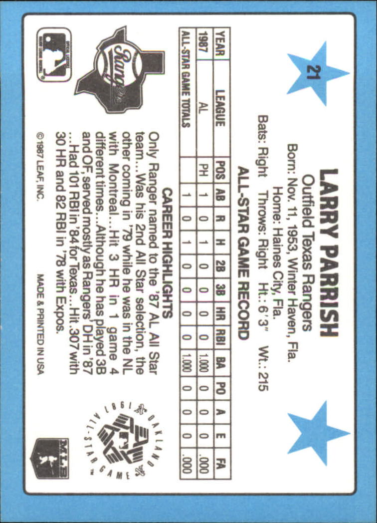 A8298- 1988 Donruss All-Stars Baseball Cards 1-64 -You Pick- 15+ FREE US SHIP - Picture 37 of 121