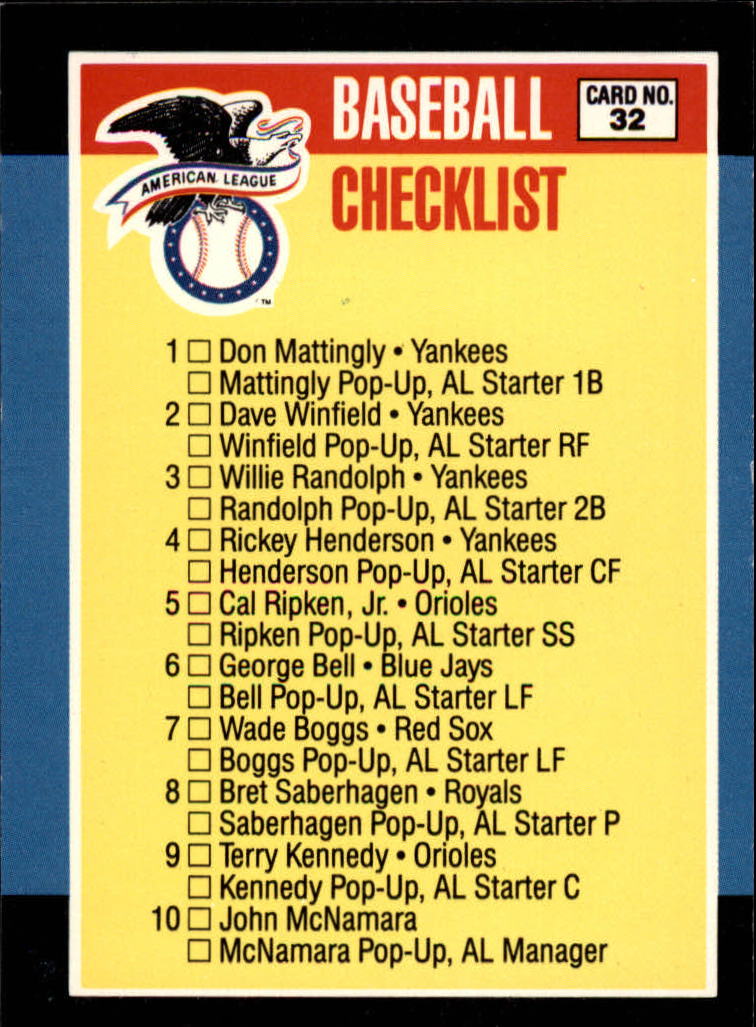 A8298- 1988 Donruss All-Stars Baseball Cards 1-64 -You Pick- 15+ FREE US SHIP - Picture 59 of 121