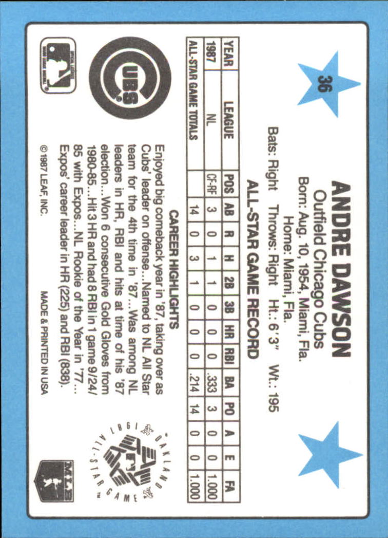 A8298- 1988 Donruss All-Stars Baseball Cards 1-64 -You Pick- 15+ FREE US SHIP - Picture 67 of 121