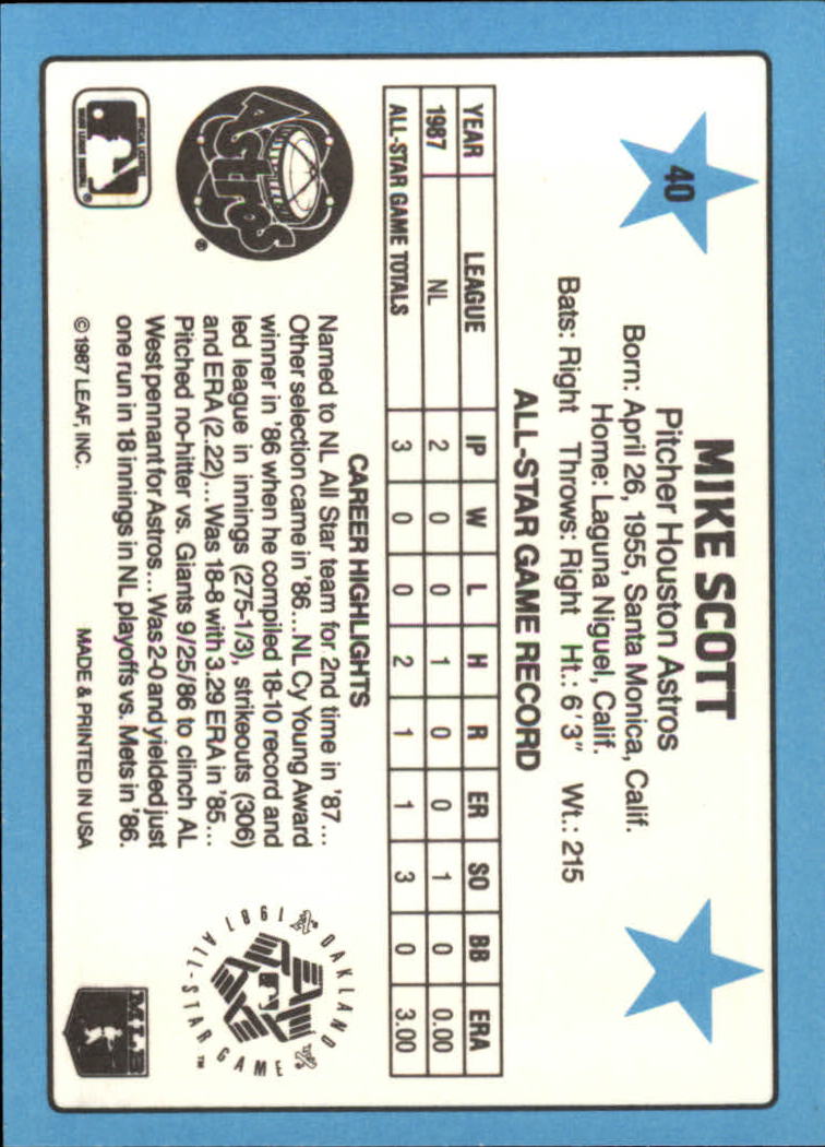 A8298- 1988 Donruss All-Stars Baseball Cards 1-64 -You Pick- 15+ FREE US SHIP - Picture 75 of 121