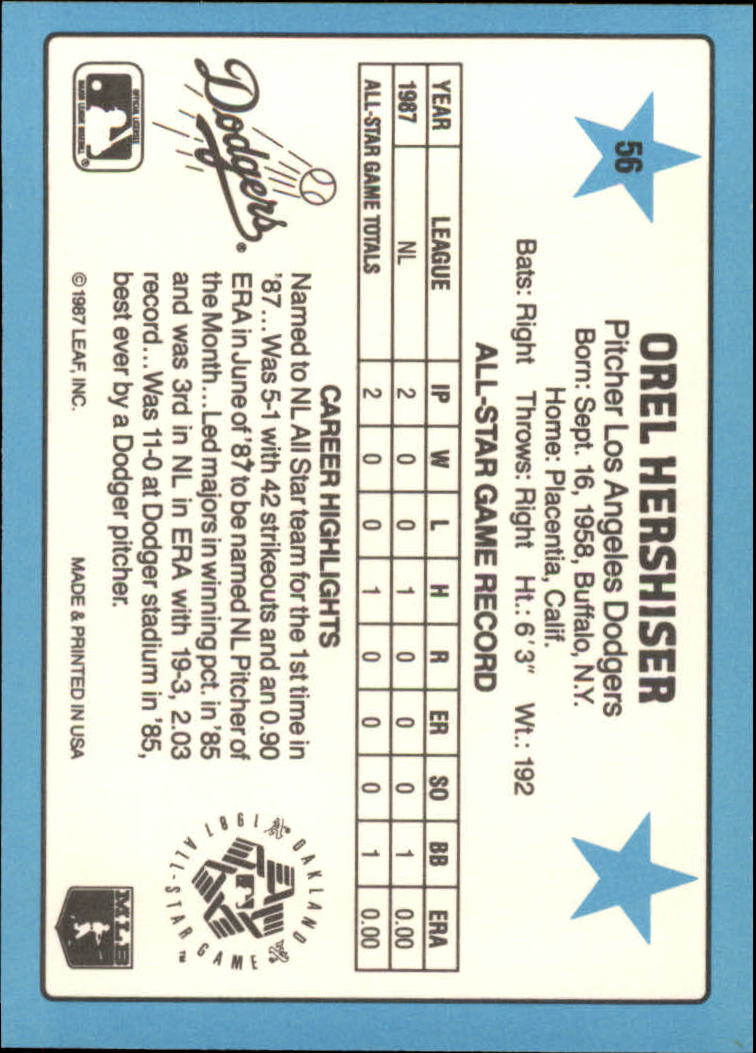 A8298- 1988 Donruss All-Stars Baseball Cards 1-64 -You Pick- 15+ FREE US SHIP - Picture 105 of 121