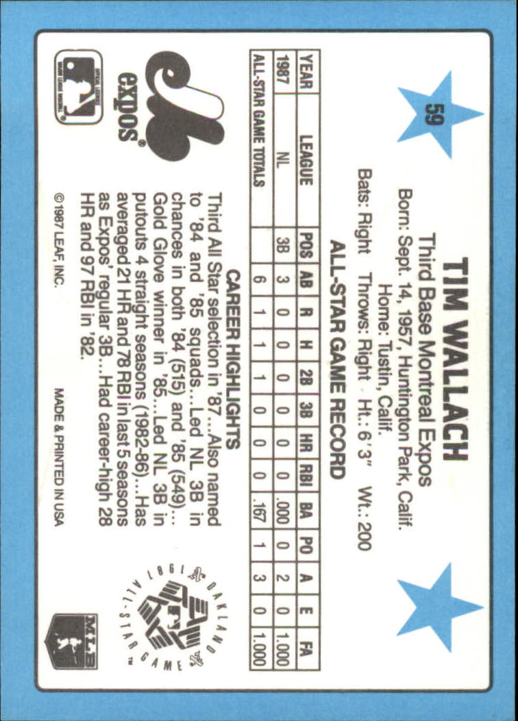 A8298- 1988 Donruss All-Stars Baseball Cards 1-64 -You Pick- 15+ FREE US SHIP - Picture 111 of 121