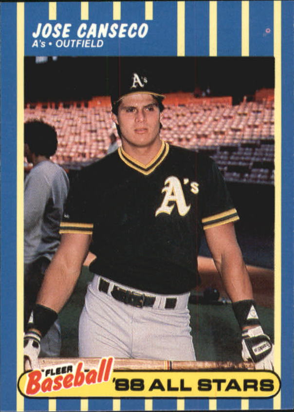 1988 Fleer Baseball All-Stars #5 Jose Canseco