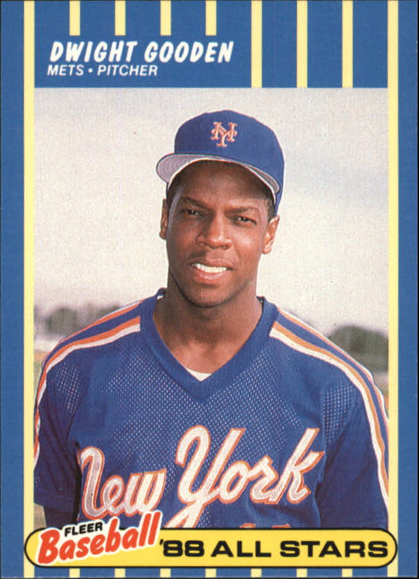 1988 Fleer Baseball All-Stars #12 Dwight Gooden
