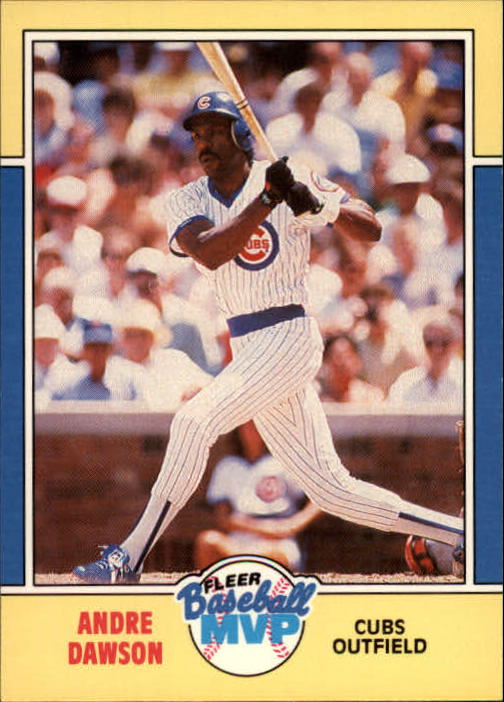 1988 Fleer Baseball MVP's #9 Andre Dawson