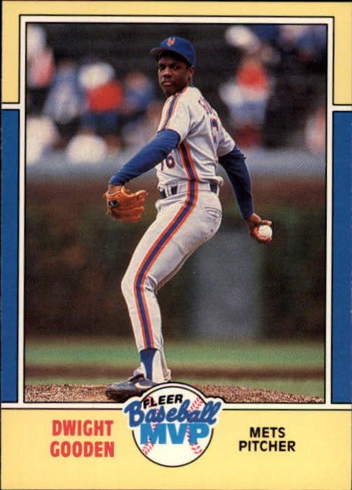 1988 Fleer Baseball MVP's #16 Dwight Gooden
