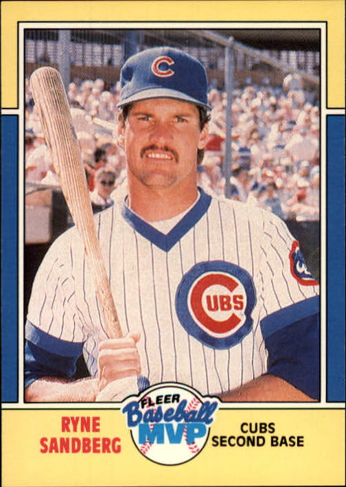 1988 Fleer Baseball MVP's #29 Ryne Sandberg