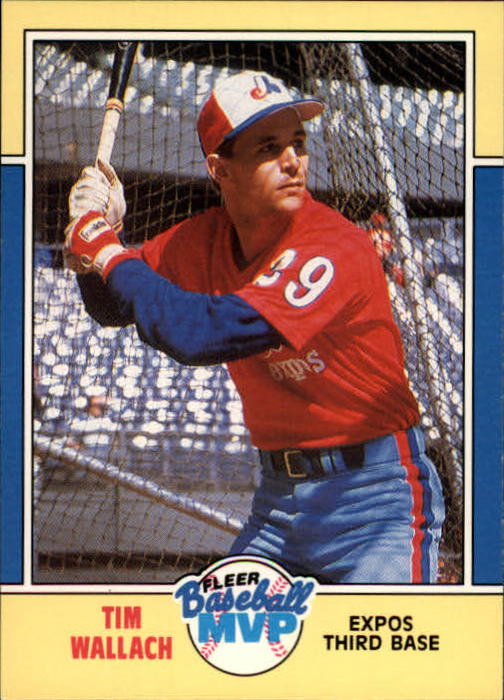 1988 Fleer Baseball MVP's #42 Tim Wallach