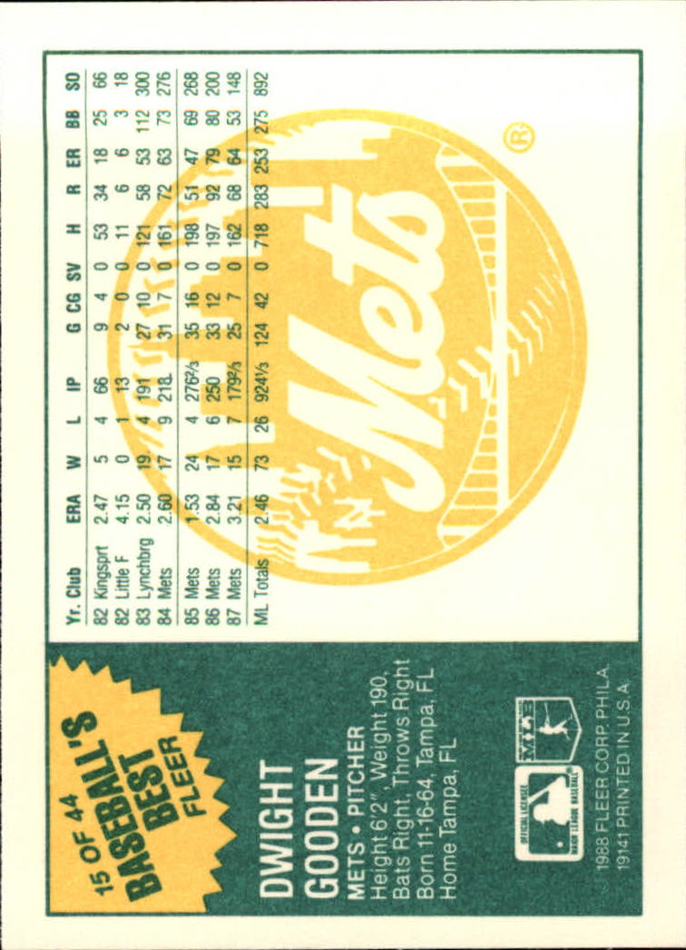 A9343- 1988 Fleer Sluggers / Kannen Karte #S 1-44 -du Pick- 15 + Gratis US - Bild 29 von 79