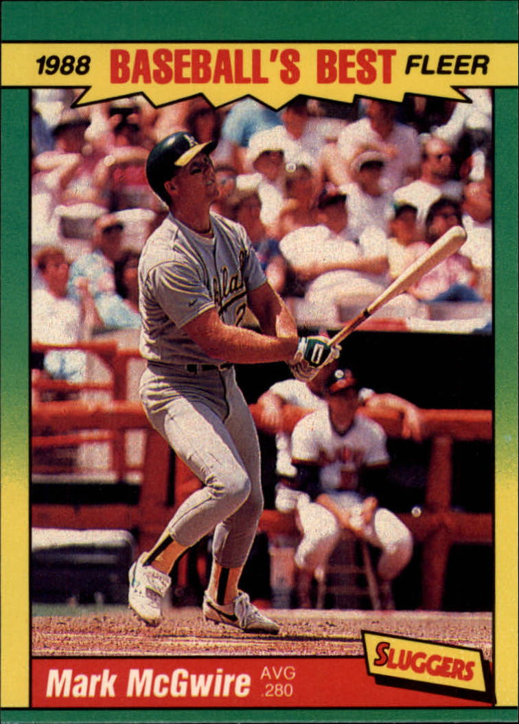 1988 Fleer Sluggers/Pitchers #27 Mark McGwire - NM-MT - The Dugout  Sportscards & Comics