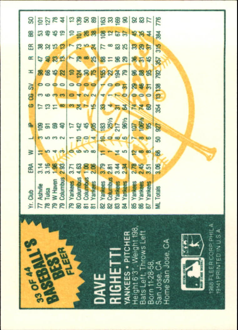 A9343- 1988 Fleer Sluggers / Kannen Karte #S 1-44 -du Pick- 15 + Gratis US - Bild 57 von 79