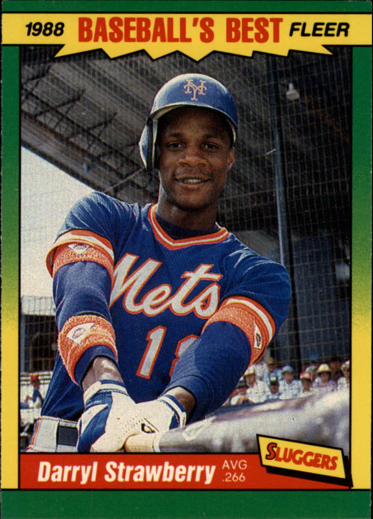 Fleer Darryl Strawberry Baseball Trading Cards