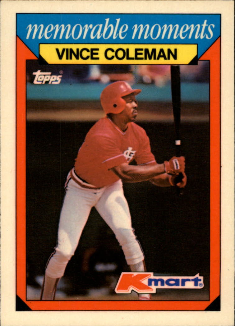 1988 K-Mart #8 Vince Coleman