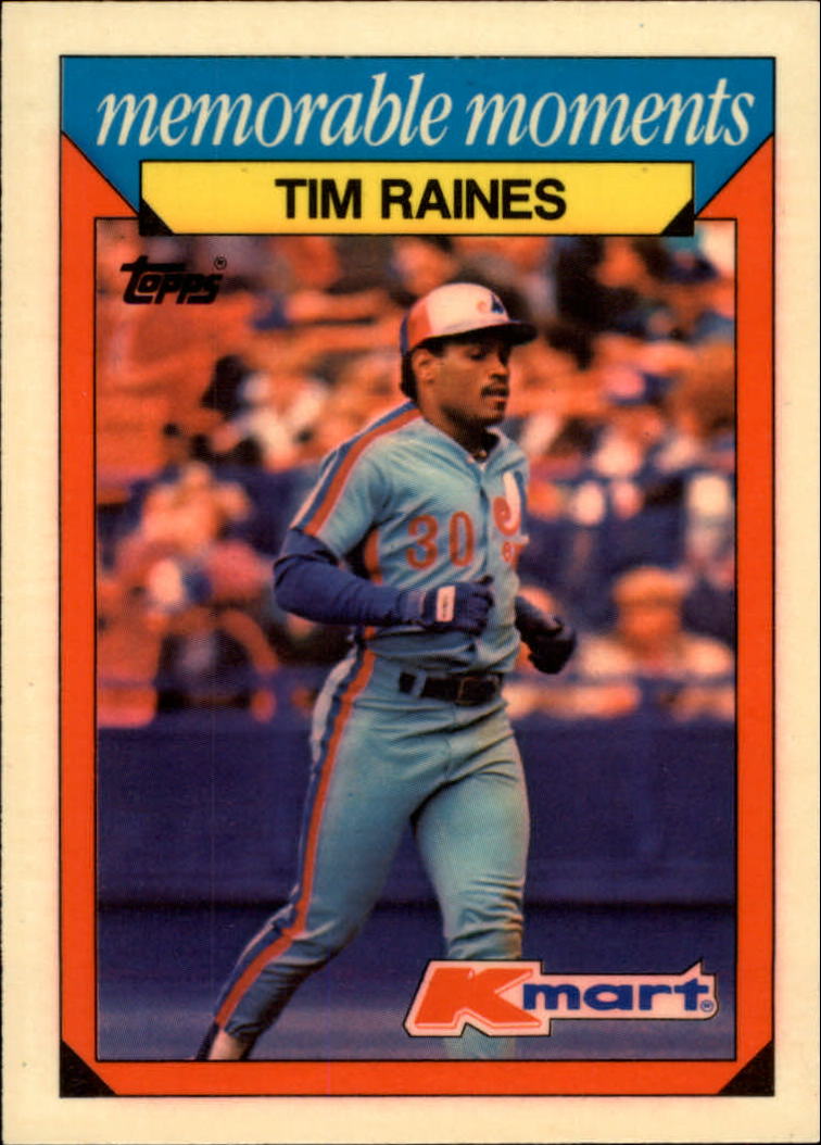 1988 K-Mart #19 Tim Raines