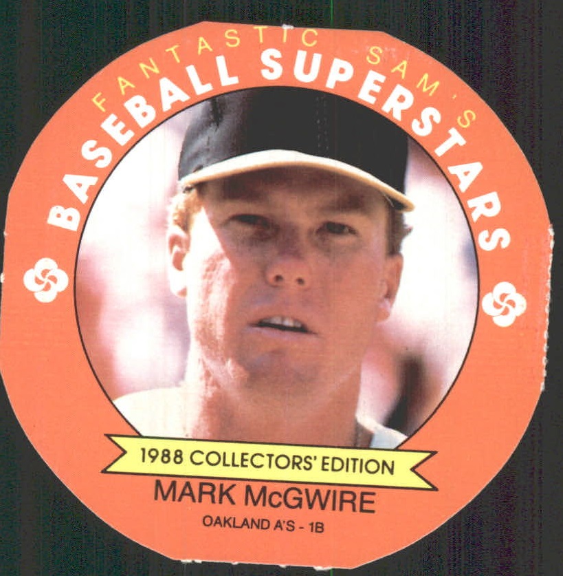 1988 MSA Fantastic Sam's Discs #3 Mark McGwire