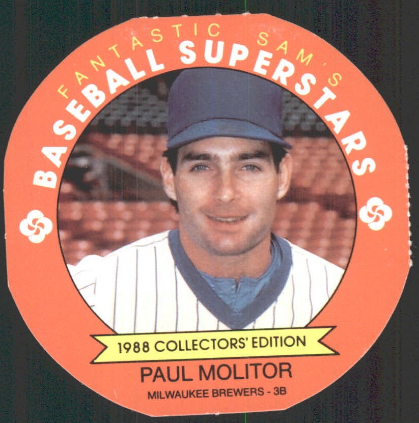 1988 MSA Fantastic Sam's Discs #5 Paul Molitor