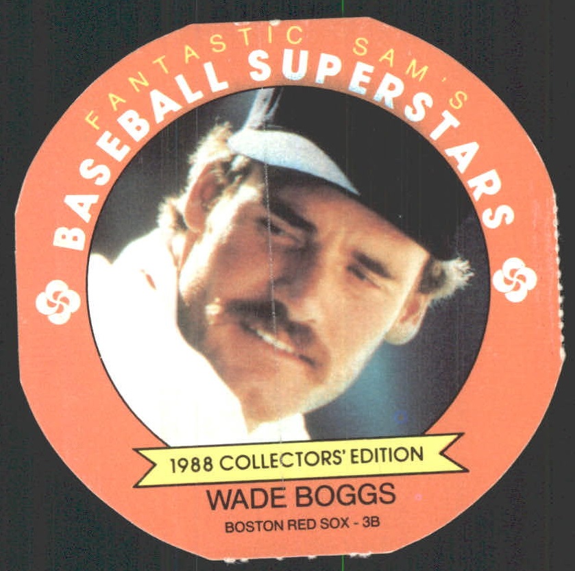 1988 MSA Fantastic Sam's Discs #8 Wade Boggs
