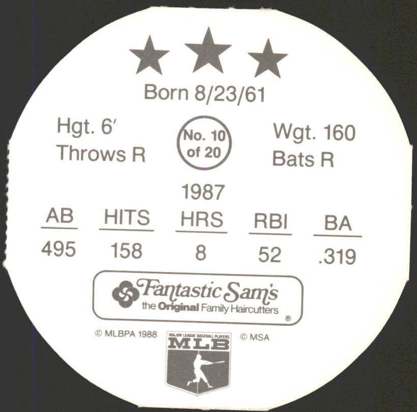 B2799- 1988 MSA Fantastic Sam'S Discs BB #s 1-20 -You Pick- 15+ FREE US SHIP - Picture 21 of 37