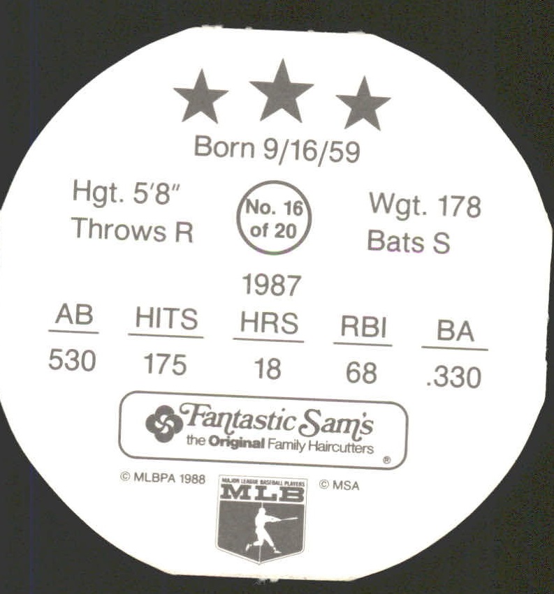 B2799- 1988 MSA Fantastic Sam'S Discs BB #s 1-20 -You Pick- 15+ FREE US SHIP - Picture 29 of 37